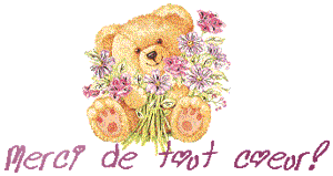 Gif animé merci de tout coeur
